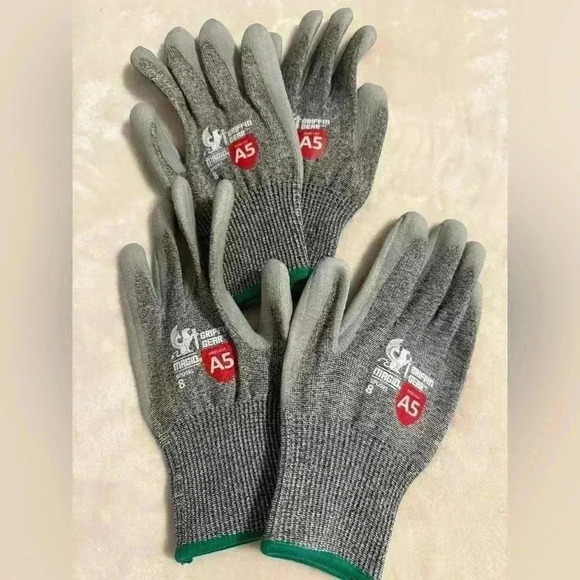 2 pair Magid Grip HOPE Level A5 ANSI Cut Resistant Work Gloves Polyurethane - Picture 1 of 5